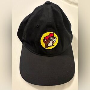 Bucees Hat Cap Black Cotton Strap Back Adjustable Buc-ees